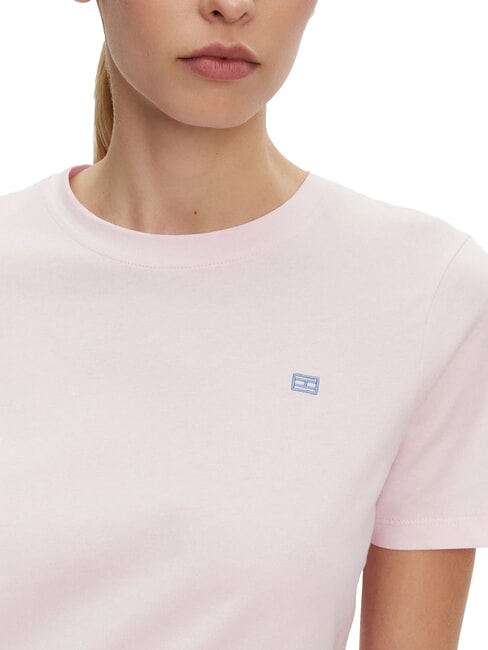 TH Camiseta de manga corta de corte regular rosa claro - camiseta