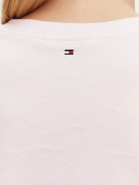 TH Camiseta de manga corta de corte regular rosa claro - camiseta