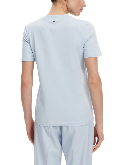 TH Camiseta de manga corta de corte regular azul ventoso - camiseta