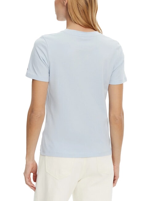 TH Camiseta de manga corta con estampado azul ventoso - camiseta