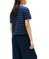 TOMMY HILFIGER TH MODERN Camiseta con estampado de mezcla de lino - camiseta