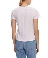 TOMMY HILFIGER SLUB Camiseta de algod&oacute;n de manga corta rosa claro - camiseta - 2