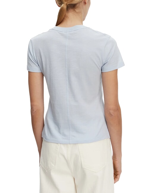 SLUB Camiseta de algod&oacute;n de manga corta azul ventoso - camiseta