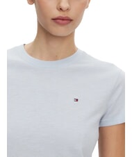 TOMMY HILFIGER SLUB Camiseta de algod&oacute;n de manga corta azul ventoso - camiseta - 3