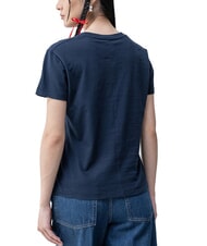 TOMMY HILFIGER SLUB Camiseta de algod&oacute;n de manga corta Marina de noche oscura - camiseta - 2