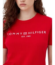 TOMMY HILFIGER TH 1985 Camiseta de algod&oacute;n rojo primario - camiseta - 3