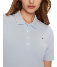 TOMMY HILFIGER TH 1985 Polo de manga corta para mujer azul ventoso - camisa polo - 3
