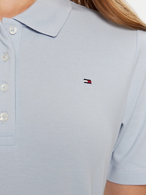 TH 1985 Polo de manga corta para mujer azul ventoso - camisa polo