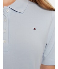 TOMMY HILFIGER TH 1985 Polo de manga corta para mujer azul ventoso - camisa polo - 4