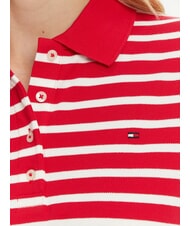 TOMMY HILFIGER TH 1985 Polo de manga corta para mujer rojo medio/blanco - camisa polo - 4