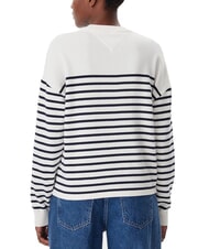 TOMMY HILFIGER VARSITY Su&eacute;ter de algod&oacute;n con cuello redondo y logo. - Su&eacute;teres de mujer