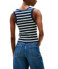 TOMMY HILFIGER HENLEY camiseta sin mangas de 3 botones - camiseta