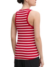 TOMMY HILFIGER TH Camiseta sin mangas rojo medio/blanco - camiseta - 2