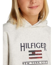TOMMY HILFIGER KIDS BIMBA Sudadera con capucha y parche de lentejuelas brezo blanco como la nieve - Sudadera Beb&eacute; - 3