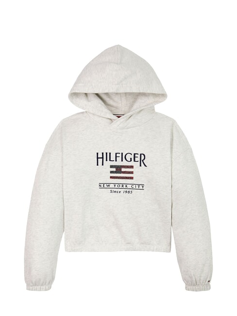 KIDS BIMBA Sudadera con capucha y parche de lentejuelas brezo blanco como la nieve - Sudadera Beb&eacute;