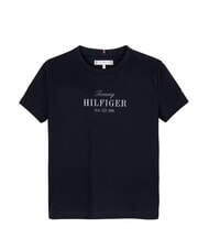 TOMMY HILFIGER KIDS BIMBA Camiseta de algod&oacute;n con estampado de purpurina Marina de noche oscura - Camiseta ni&ntilde;o - 4
