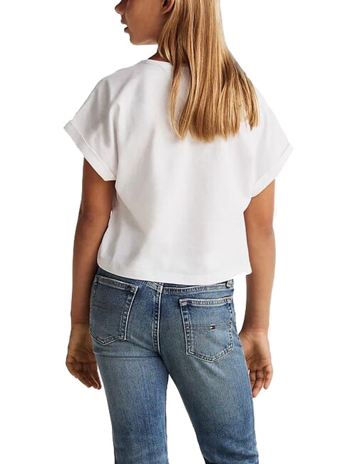 KIDS BIMBA Camiseta de manga corta con logotipo en relieve blanco - Camiseta ni&ntilde;o