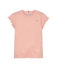 TOMMY HILFIGER KIDS BIMBA Camiseta de manga corta con rizos hielo de coral - Camiseta ni&ntilde;o - 4