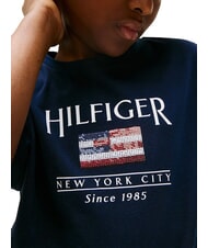 TOMMY HILFIGER KIDS BIMBA Camiseta de manga corta de corte relajado Marina de noche oscura - Camiseta ni&ntilde;o - 3