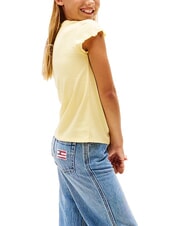 TOMMY HILFIGER KIDS BIMBA Camiseta de manga corta con rizos limoncillo - Camiseta ni&ntilde;o - 2