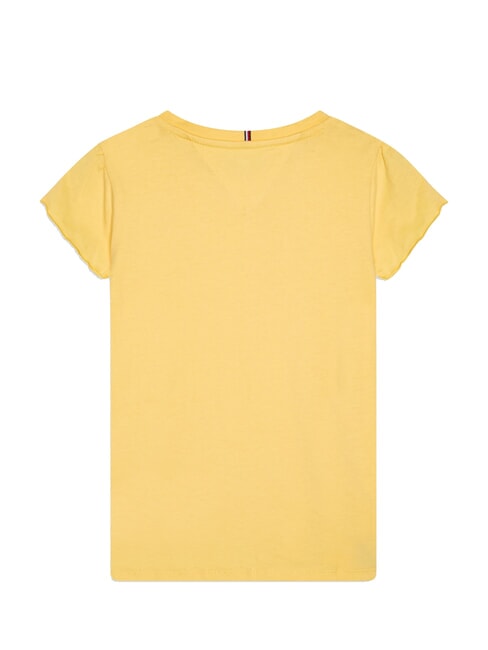 KIDS BIMBA Camiseta de manga corta con rizos limoncillo - Camiseta ni&ntilde;o