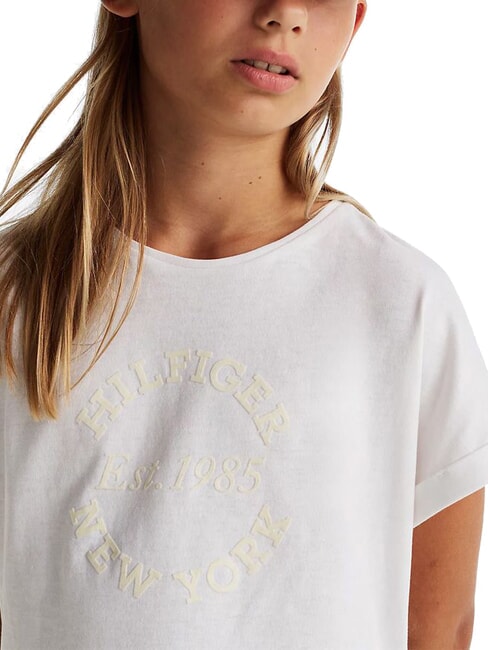 KIDS BIMBA Camiseta de manga corta con logotipo en relieve blanco - Camiseta ni&ntilde;o