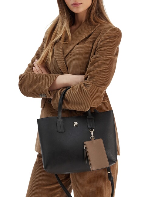 TH ICON Bolso de mano, con bandolera negro - Bolsos Mujer