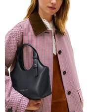 TOMMY HILFIGER TH LOGO Bolso de hombro, con correa para el hombro negro - Bolsos Mujer - 4