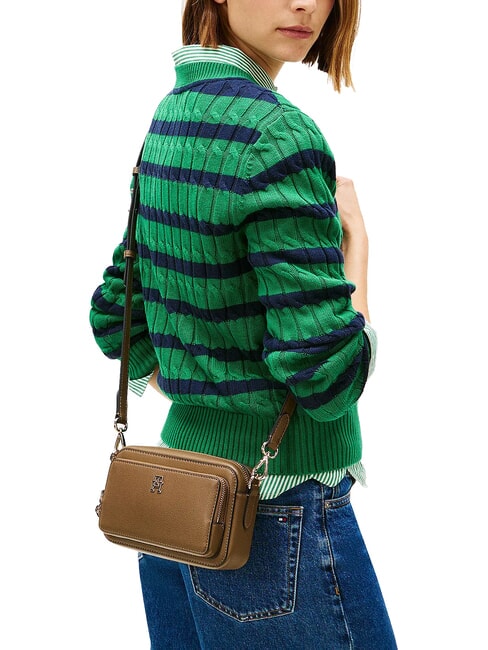 TH ICON Mini bolso de hombro Gris topo n&oacute;rdico - Bolsos Mujer