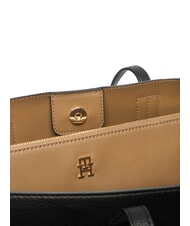 TOMMY HILFIGER TH ICON Shopper con clutch negro - Bolsos Mujer - 4