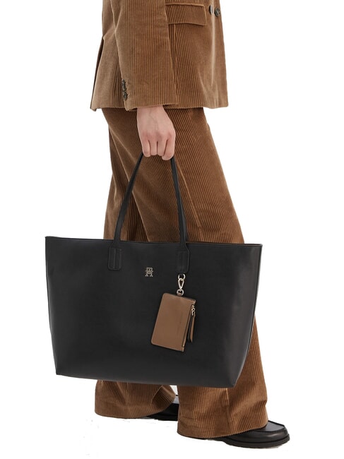 TH ICON Shopper con clutch negro - Bolsos Mujer