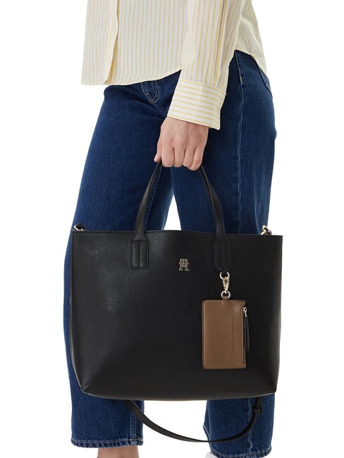 TH ICON Bolso de mano, con bandolera negro - Bolsos Mujer