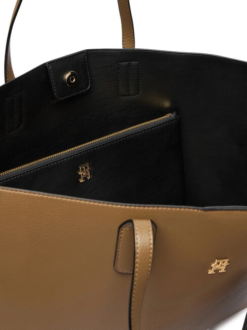 TH ICON Shopper con clutch Gris topo n&oacute;rdico - Bolsos Mujer