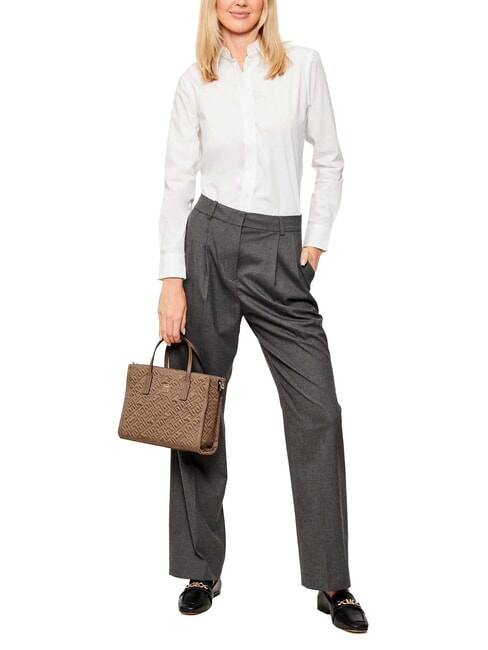 TH CITY Bolso de mano, con bandolera Gris topo n&oacute;rdico - Bolsos Mujer