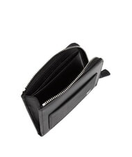 TOMMY HILFIGER TH FLAG Monedero de cuero negro - Carteras Hombre - 2