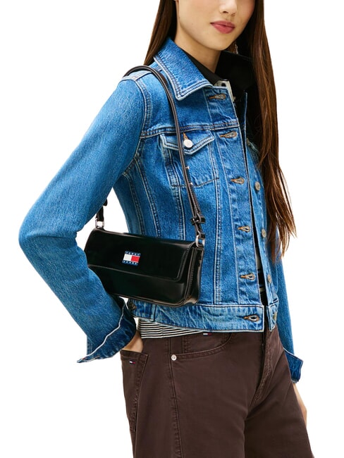 TJ MUST Bolso de hombro negro - Bolsos Mujer