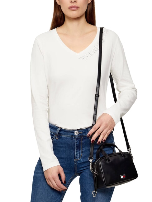 TJ CITY Mini bolso con bandolera negro - Bolsos Mujer