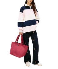 TOMMY HILFIGER TJ ESS DAILY Bolso de hombro Atardecer rub&iacute; - Bolsos Mujer - 5