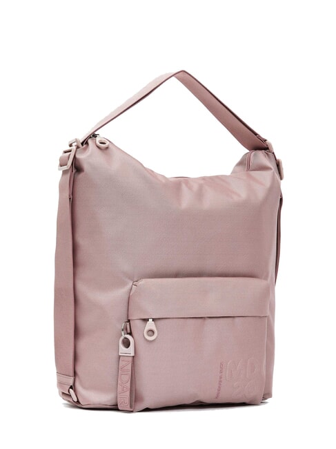 MD20 Bolso saco transformable en mochila rosa - Bolsos Mujer