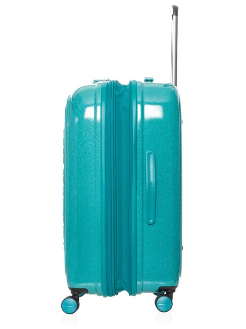 LOGODUCK Carro mediano expandible verde brillante - Trolley R&iacute;gidos