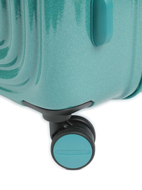 LOGODUCK Carro mediano expandible verde brillante - Trolley R&iacute;gidos