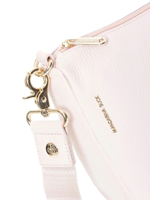 MELLOW LEATHER Bolso bandolera de piel rosa caramelo - Bolsos Mujer