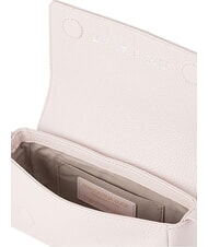 MANDARINA DUCK MELLOW LEATHER Mini bolso de hombro de piel rosa caramelo - Bolsos Mujer - 3