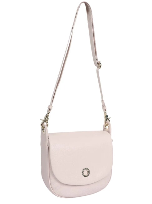 MELLOW Minibolso de hombro en piel rosa caramelo - Bolsos Mujer
