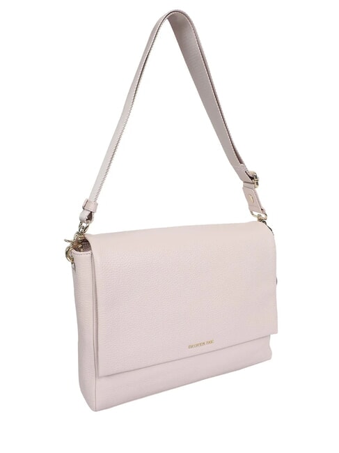 MELLOW  Bolso bandolera de piel rosa caramelo - Bolsos Mujer
