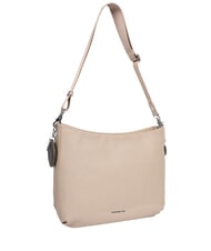 MANDARINA DUCK MELLOW LEATHER Bolso bandolera de piel gris topo c&aacute;lido - Bolsos Mujer - 2