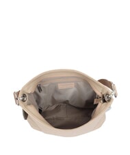 MANDARINA DUCK MELLOW LEATHER Bolso bandolera de piel gris topo c&aacute;lido - Bolsos Mujer - 4