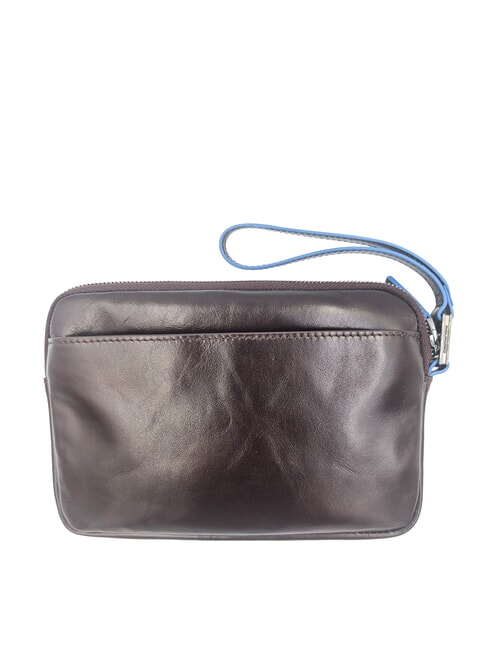 BLUE SQUARE Estuche de cuero para tarjetas CAOBA - Carteras Hombre