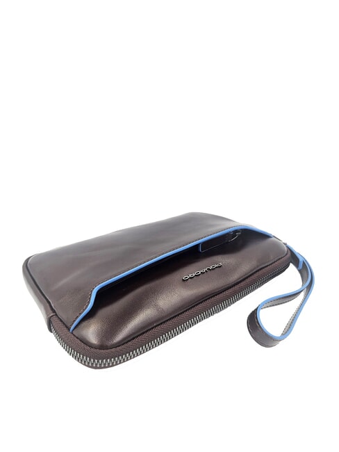 BLUE SQUARE Estuche de cuero para tarjetas CAOBA - Carteras Hombre