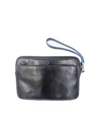 PIQUADRO BLUE SQUARE Estuche de cuero para tarjetas negro - Carteras Hombre - 2